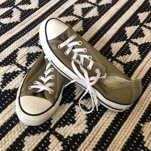 Olive Green Converse Chuck Taylors